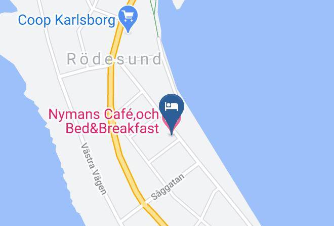 Karlsborg - Nymans Cafe Och Bed&breakfast Maps
