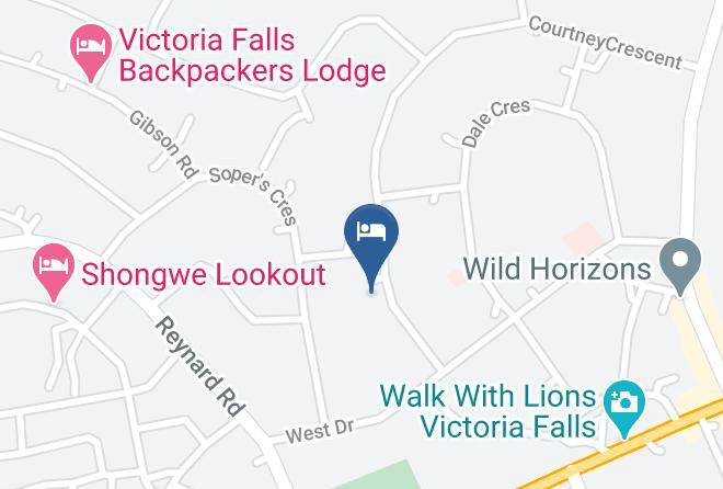 Hwange - Nyota Backpackers Maps