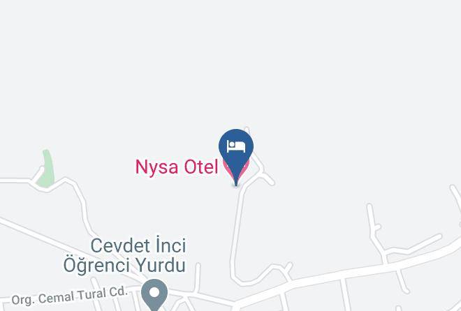Sultanhisar - Nysa Otel Maps
