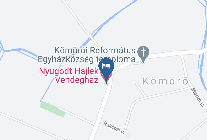 Komoro - Nyugodt Hajlek Vendeghaz Maps