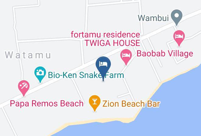 Kilifi - Nyumba Ya Afrika Maps