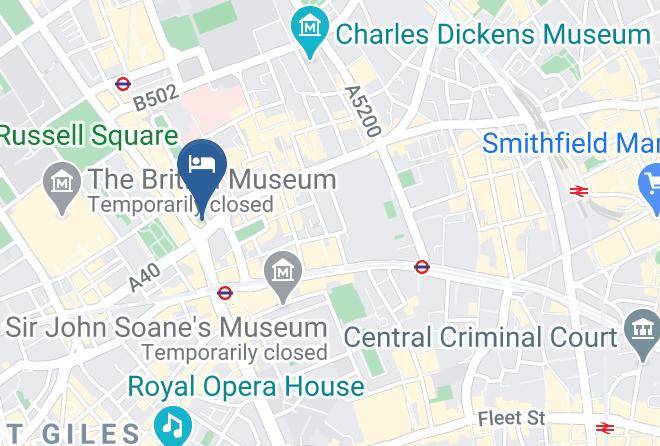 London - Nyx Hotel London Holborn By Leonardo Hotels Maps