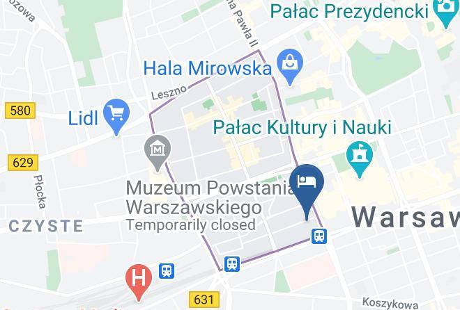 Warsaw - Nyx Hotel Warsaw Maps