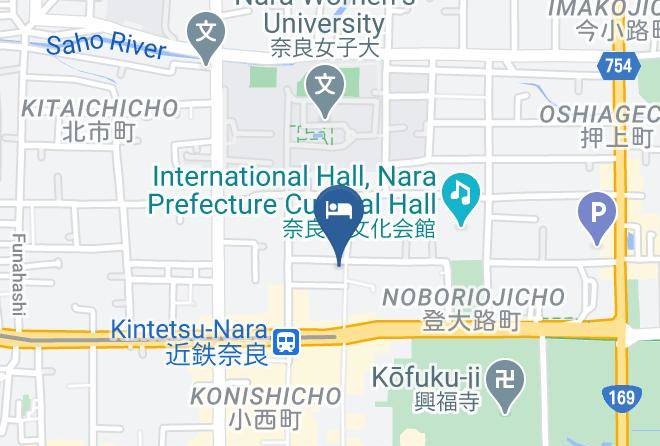 Nara City - Oak Hostel Nara Maps