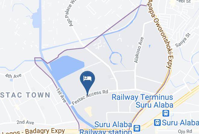 Ajeromi Ifelodun - Oak Hotel Maps