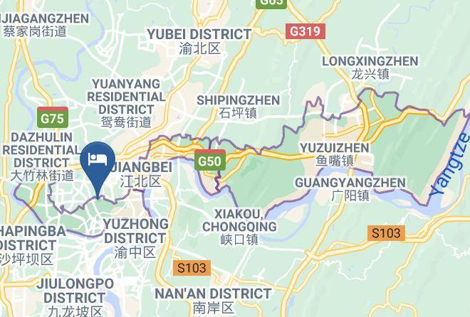 Jiangbei District - Oak Hotel Chongqing Yanghe Maps