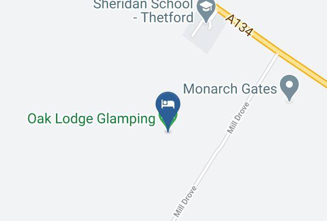 Norfolk - Oak Lodge Glamping Maps