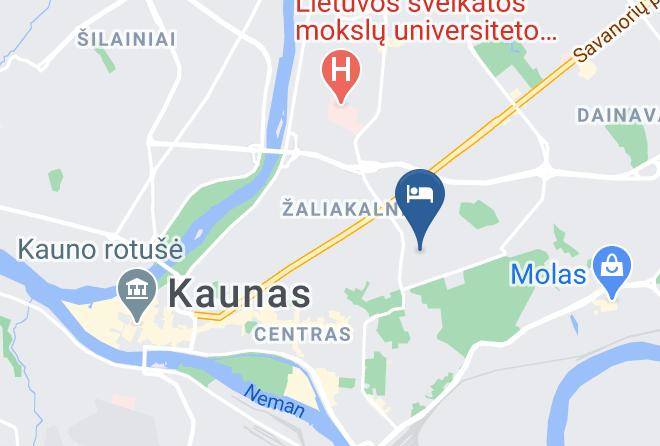 Kaunas - Oak Park Hotel Maps