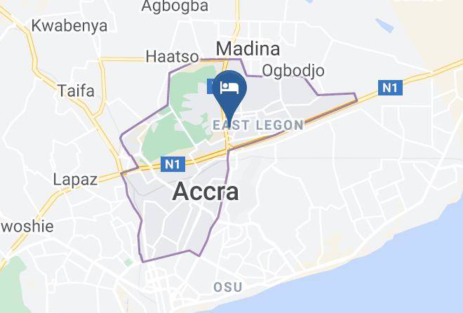 Accra - Oak Plaza Hotel East Legon Maps