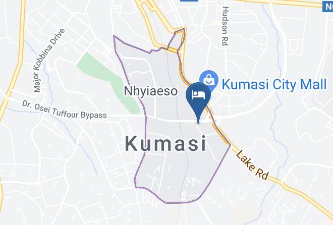 Kumasi - Oak Plaza Suites Kumasi Maps