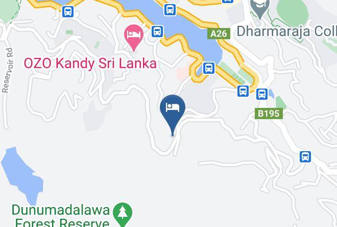 Kandy - Oak Ray Serene Garden Hotel Maps