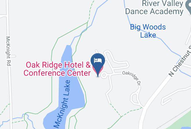 Oak Ridge Hotel & Conference Center Map