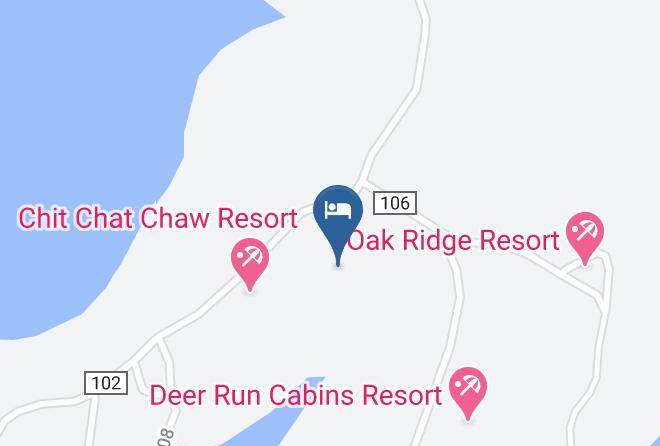 Oak Ridge Resort Map