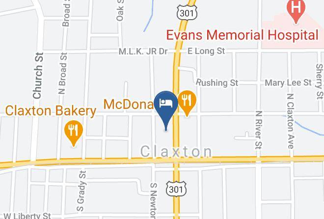 Evans - Oak Tree Inn & Suites Maps