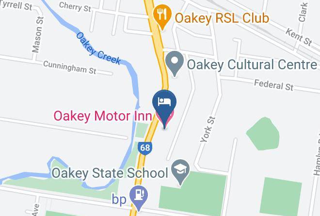 Toowoomba - Oakey Motor Inn Maps