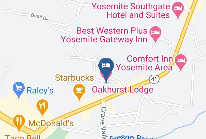 Madera - Oakhurst Lodge Maps