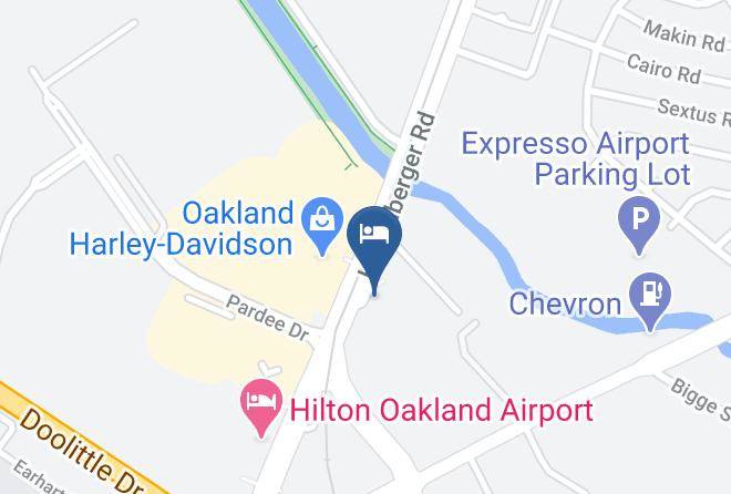 Alameda - Oakland Airport Executive Hotel Maps