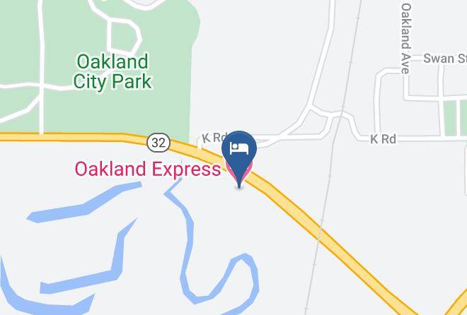 Burt - Oakland Express Motel Maps