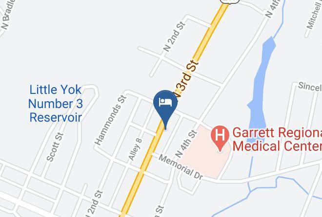 Garrett - Oakland Motel Maps