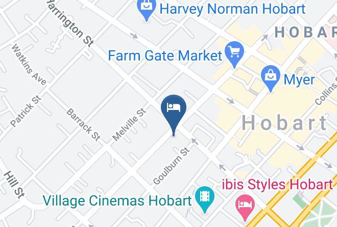 Hobart - Best Western Hobart Maps