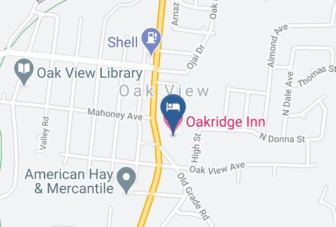 Ventura - Oakridge Inn Maps