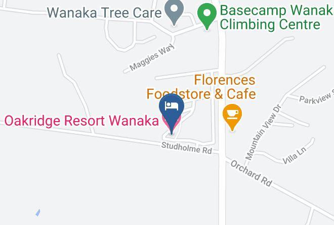 Queenstown Lakes - Oakridge Resort Wanaka Maps