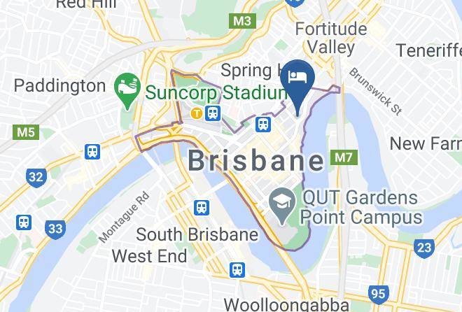 Brisbane - Oaks Brisbane Aurora Suites Maps