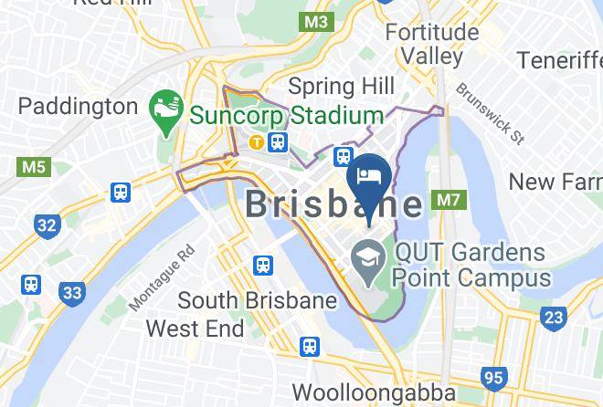 Brisbane - Oaks Brisbane On Margaret Suites Maps