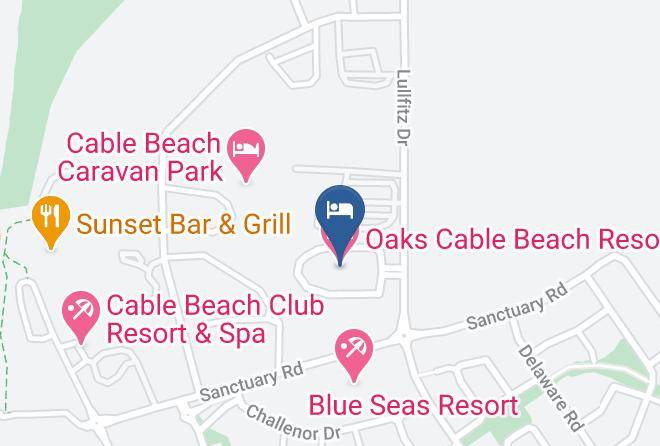 Broome - Oaks Cable Beach Resort Maps