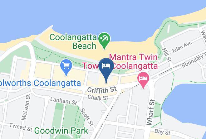 Gold Coast - Oaks Gold Coast Calypso Plaza Suites Maps