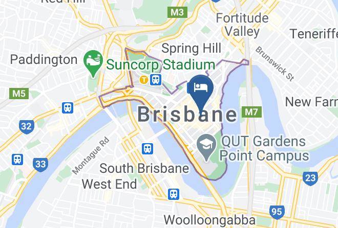 Brisbane - Oaks Brisbane On Charlotte Suites Maps