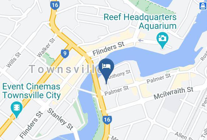 Townsville - Oaks Townsville Gateway Suites Maps