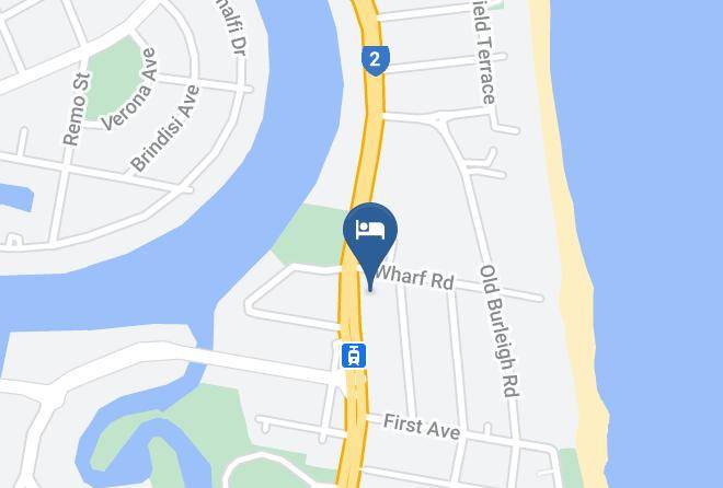 Gold Coast - Oaks Gold Coast Hotel Maps