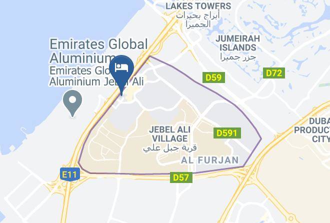 Oaks Ibn Battuta Gate Dubai Map