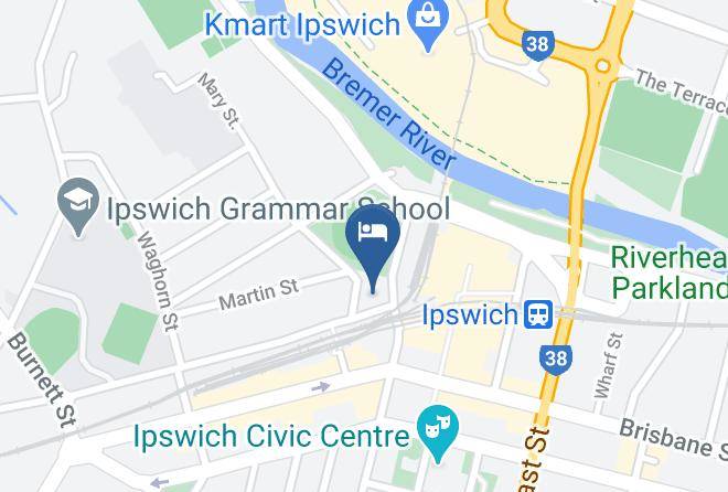 Ipswich - Oaks Ipswich Aspire Suites Maps