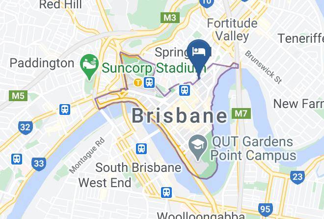 Brisbane - Oaks Brisbane Lexicon Suites Maps