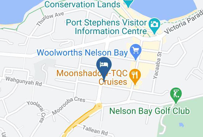 Port Stephens - Oaks Nelson Bay Lure Suites Maps