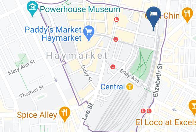 Sydney - Oaks Sydney Castlereagh Suites Maps