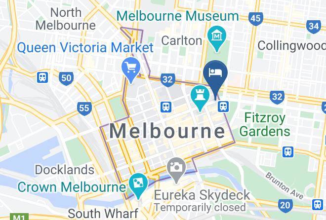 Melbourne - Oaks Melbourne On Lonsdale Suites Maps