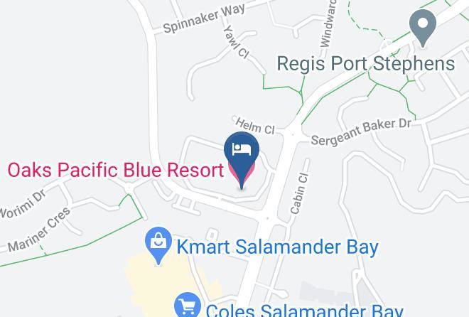 Port Stephens - Oaks Pacific Blue Resort Maps