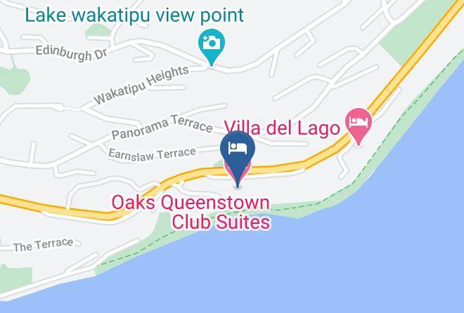 Oaks Queenstown Club Suites Map