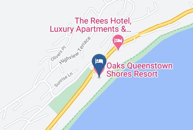 Queenstown Lakes - Oaks Queenstown Shores Resort Maps