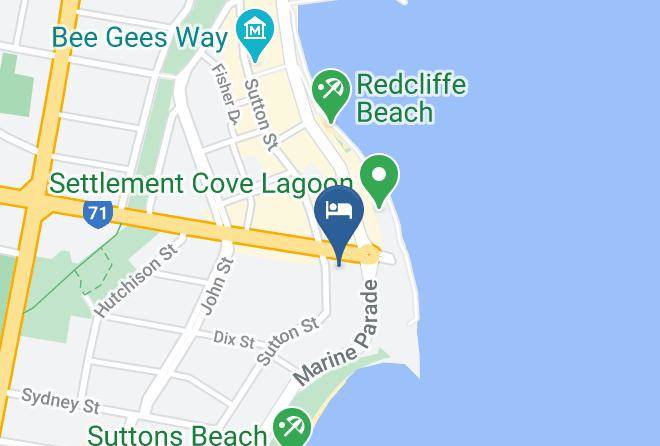 Moreton Bay - Oaks Redcliffe Mon Komo Suites Maps