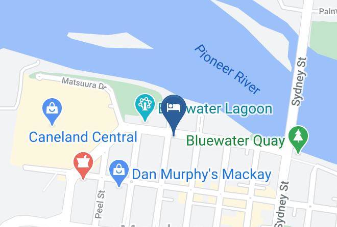 Mackay - Oaks Mackay Rivermarque Hotel Maps