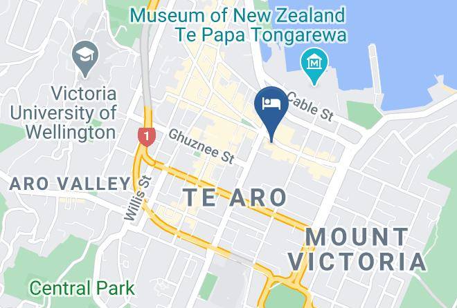 Wellington - Oaks Wellington Hotel Maps