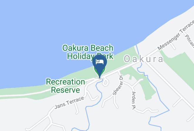New Plymouth - Oakura Beach Holiday Park Maps
