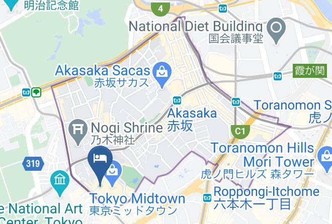 Minato Ward - Oakwood Premier Tokyo Midtown Maps