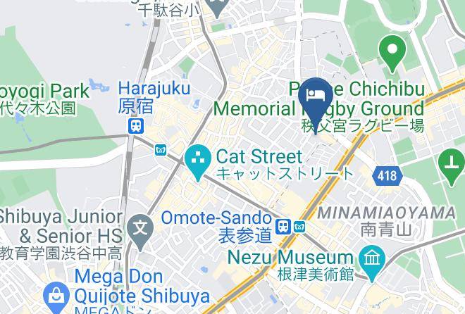 Shibuya Ward - Oakwood Residence Aoyama Maps