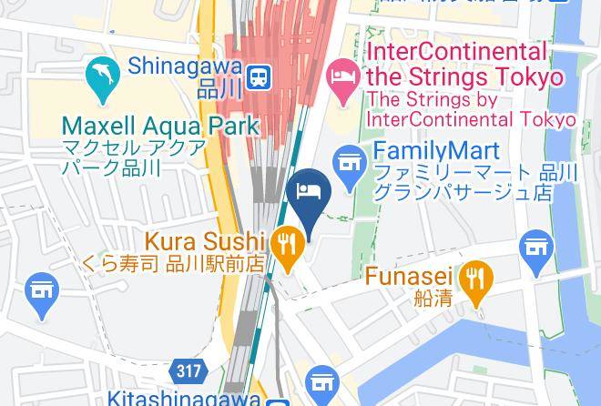 Minato Ward - Oakwood Residence Shinagawa Maps