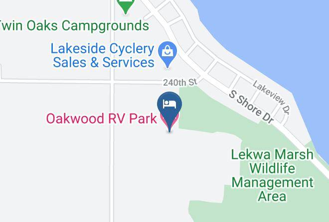 Cerro Gordo - Oakwood Rv Park Maps